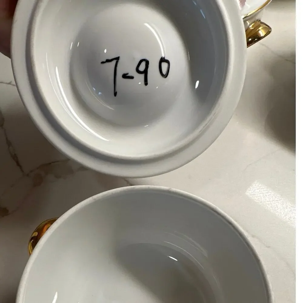 RARE Royal Worcester Evesham Gold 4” Round Covered Individual Casserole Dish